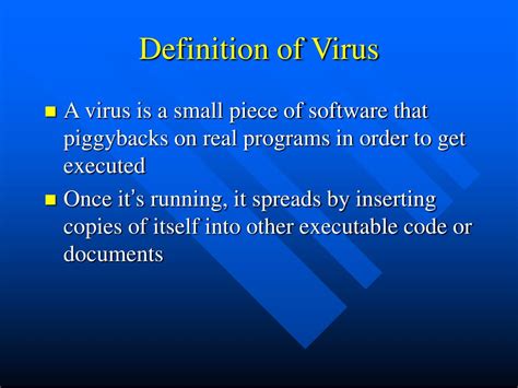 This virus infects both the program files and the system sectors. PPT - Computer Viruses and Worms PowerPoint Presentation ...
