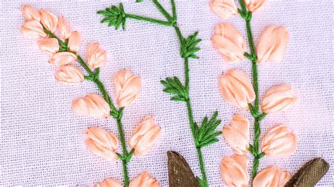 Lilac dissolve the lilac branch for many of us it symbolizes the arrival of spring. Hand Embroidery | Flower Pattern with Ribbon, Cotton Floss ...