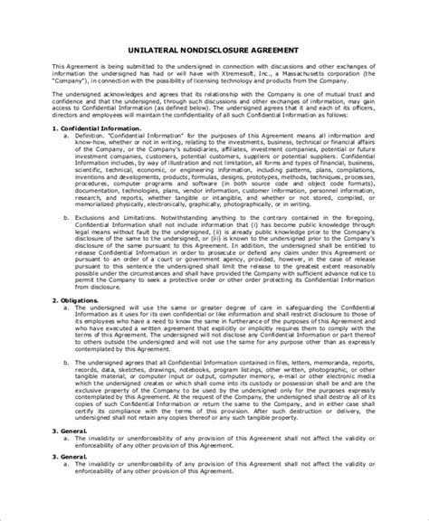 According to the terms and conditions laid down in an agreement sample, the document disallows the parties to share, disclose, reveal or impart any of the information. FREE 15+ Sample Non Disclosure Agreement Templates in PDF ...