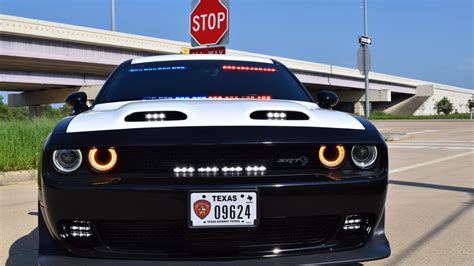 Texas Highway Patrol Now Has A 1080 Hp Dodge Challenger Srt Hellcat