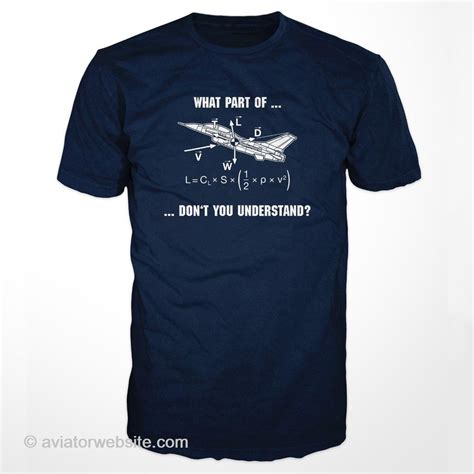 T Shirt Aerodynamics T Shirt Pilot T Shirt Shirts