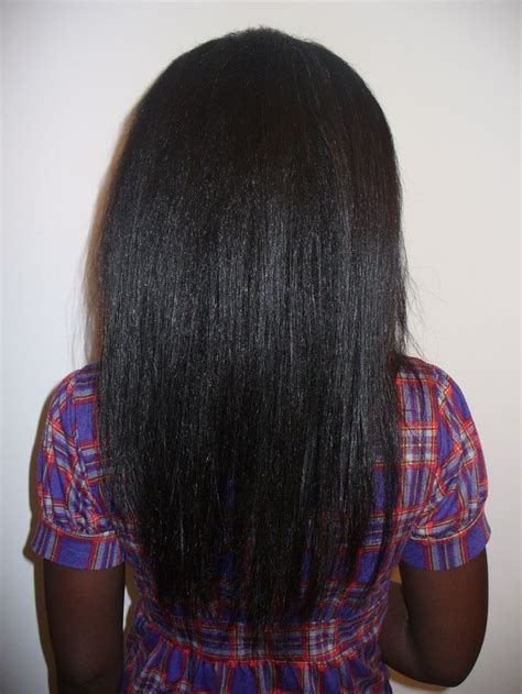 Grow African Hair Long Gahl March 2012 Relaxed Hair Growth Long