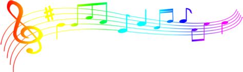 Music Note Png Rainbow Rainbow Music Notes Png Transparent Cartoon