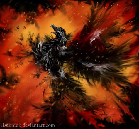 Black Phoenix By Lisekniuk On Deviantart