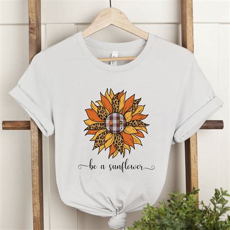 Be A Sunflower Short Sleeve Unisex T Shirt Women S Top Etsy