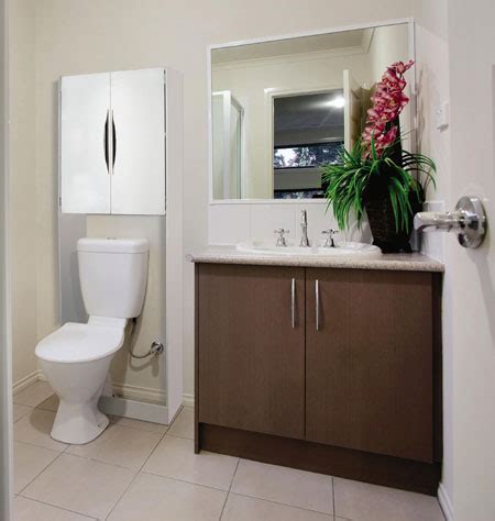 Maximize your bathroom's storage space—and look good doing it— by making use of the area above and around your toilet. HOME DZINE Home DIY | DIY above-toilet storage