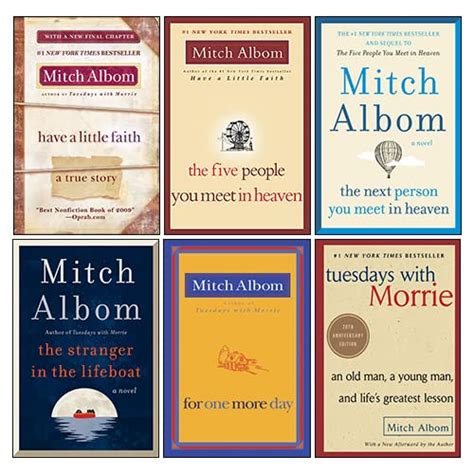 Mitch Albom 6 Books Collection Set By Mitch Albom Goodreads