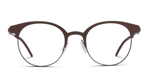 round browline frame in gold and brown the garrick starts at 89 and can be found at glass