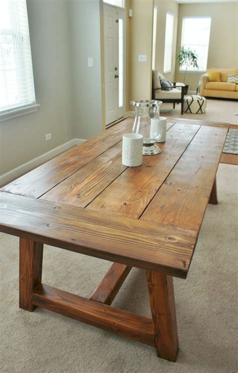 Holy Cannoli We Built A Farmhouse Dining Room Table