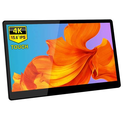 Buy 4k Portable Monitor Touchscreencorkea 156 Inch Ips Uhd 3840×2160