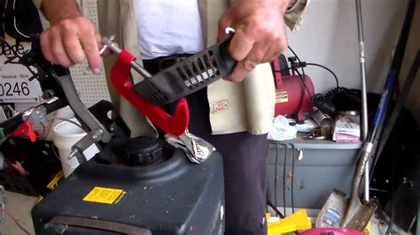 How To Replace A Lawn Mower Starter Pull Cord Quickly And Easily Youtube