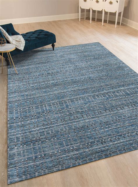 Amer Rugs Paradise Light Blue Gray Ivory Black Rectangular Area Rug