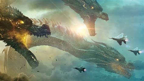 Free Download King Ghidorah Godzilla King Of The Monsters 4k Wallpaper