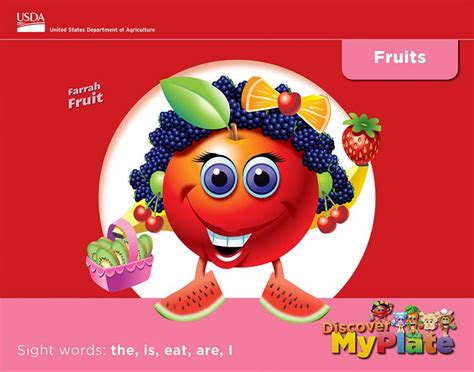 The amount of fruit you need to eat depends on age, sex, and level. Discover MyPlate: Fruits | U.S. Government Bookstore