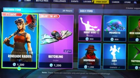 We have high quality images available of this skin on our site. *NEW FORTNITE ITEM SHOP* *RENEGADE RAIDER IS BACK ...