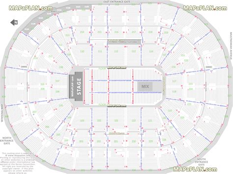 Portland Moda Center Seating Chart