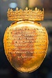 Picture: Reliquary of Anne of Brittany's heart made of a sheet of gold ...