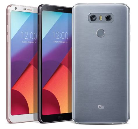 Lg G6 With 57 Inch Fullvision Display 13mp Dual Rear Camera Set Up