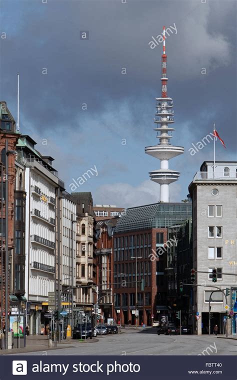 Tv Tower Of Hamburg Stock Photo Alamy
