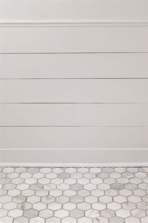 Battling gross grout with an old toothbrush and mildew remover always takes longer than you'd expect—and once you think you're done, all of that hard work seems to magically disappear a few showers later. 3x3 carrara hex tile with delorean gray grout (simple ...