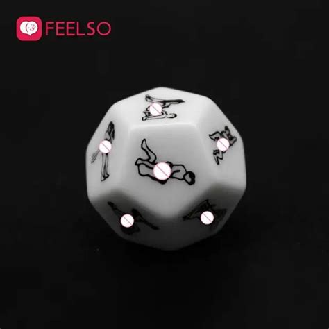 12 Side Sex Dice Erotic Craps Sex Glow Love Dices Toys For Adults Game