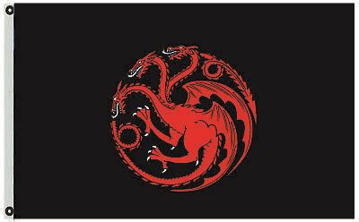 My only wish was that it wasn't so thin. HOUSE TARGARYEN BANNER Game of Thrones Flag 3X5 FT Banner ...