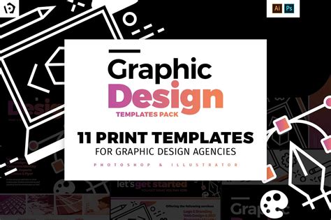Graphic Design Agency Templates Pack Brandpacks