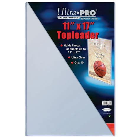 Ultra Pro 11x17 Toploaders 10 Pack