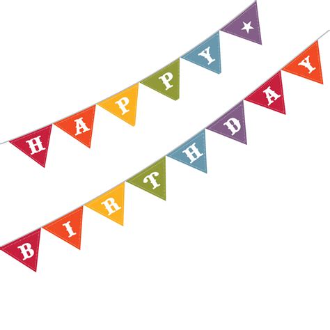 Birthday Png Clip Art Bunting Banner Clipart Doodle Party Banner Flags