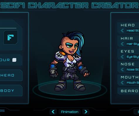Artstation Scifi Character Creator Game Assets