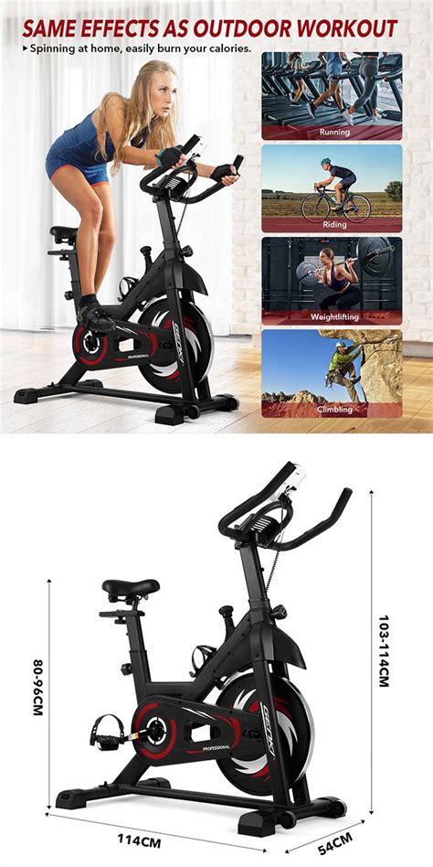 Genki Magnetic Exercise Bike Indoor Cycling Stationary Spin Bicycle