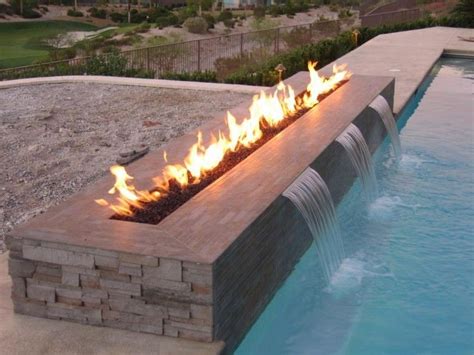 Modern Outdoor Fireplace Design For Your Inspiration In Rectangular