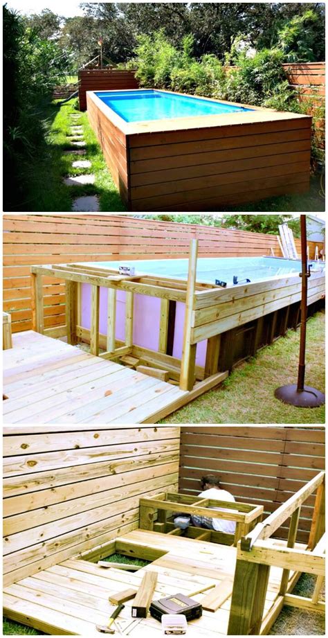 Since hiring a pool company is one of the biggest costs associated these are a few of the more aggressive strategies for building the cheapest inground pool possible. Cheap And Easy DIY Swimming Pools - DIYCraftsGuru