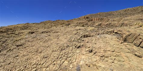 Columnar Jointing Structures Of Punta Baja Cabo De Gata N Jar Natural Park Spain Stock Photo