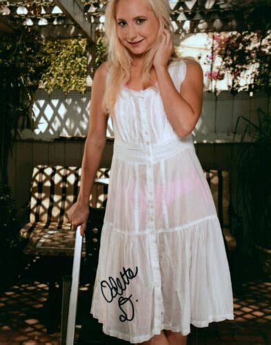 Odette Delacroix In A White Dress Adult Model Signed 8x10 Photo Coa Proof 54 Ebay