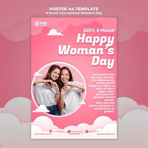 Free Psd International Womens Day Poster Template