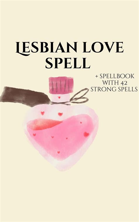 lesbian love spell extra spellbook with 42 spells for love etsy