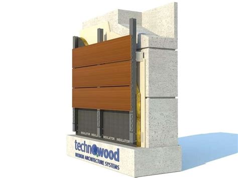 Facciata Ventilata In Alluminio Technowood Panel FaÇade System Technowood