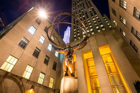 Het Standbeeld Van Het Centrum Van Rockefeller De Stad Van New York