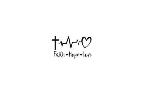 Premium Vector Faith Hope Love