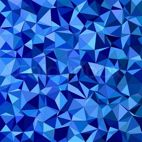 Blue Irregular Triangle Mosaic Vector Stock Vector Colourbox