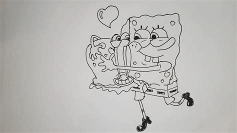 Kako Nacrtati Sundjer Boba I Garijahow To Draw Sponge Bob And Gary