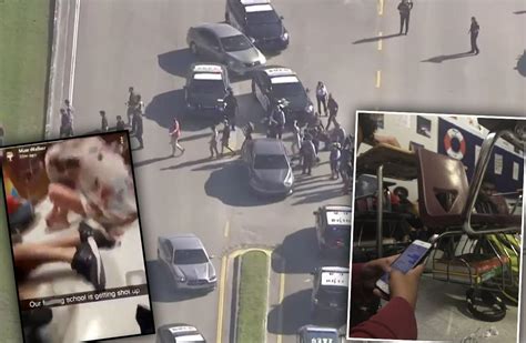 Shocking Video Gunman Fires Rounds Of Bullets Florida High School