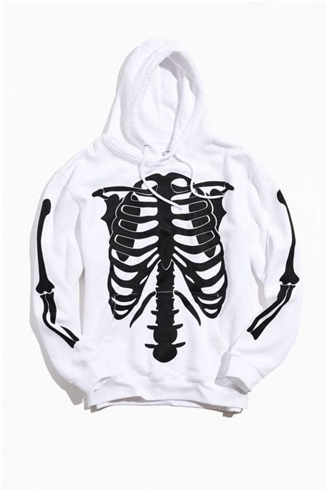 Skeleton Hoodie Sweatshirt Halloween Costumes At Urban Outfitters
