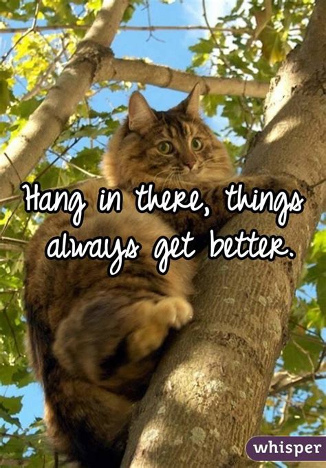 Hang In There Things Always Get Better