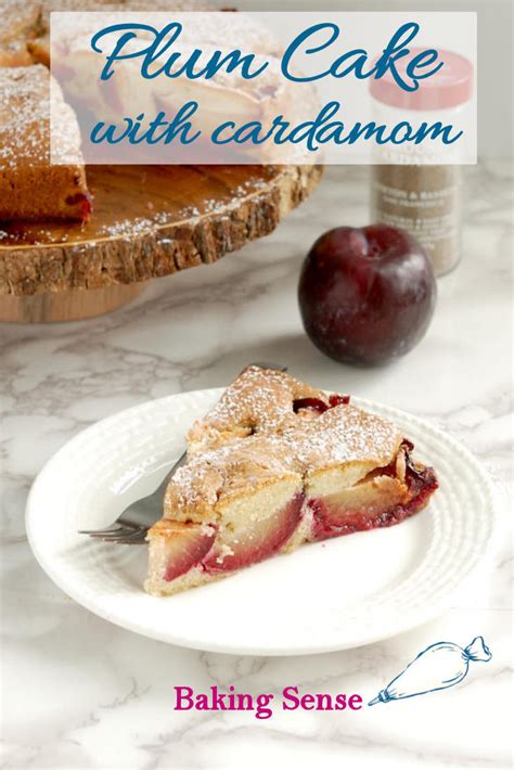 Rustic Plum Cake With Cardamom Recipe Plum Cake Plum Dessert