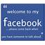 Quotes For Facebook Welcome To My