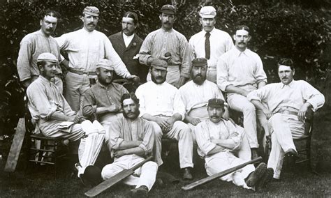 Photo From 1877 Of The First English Cricket Team To Tour Australia