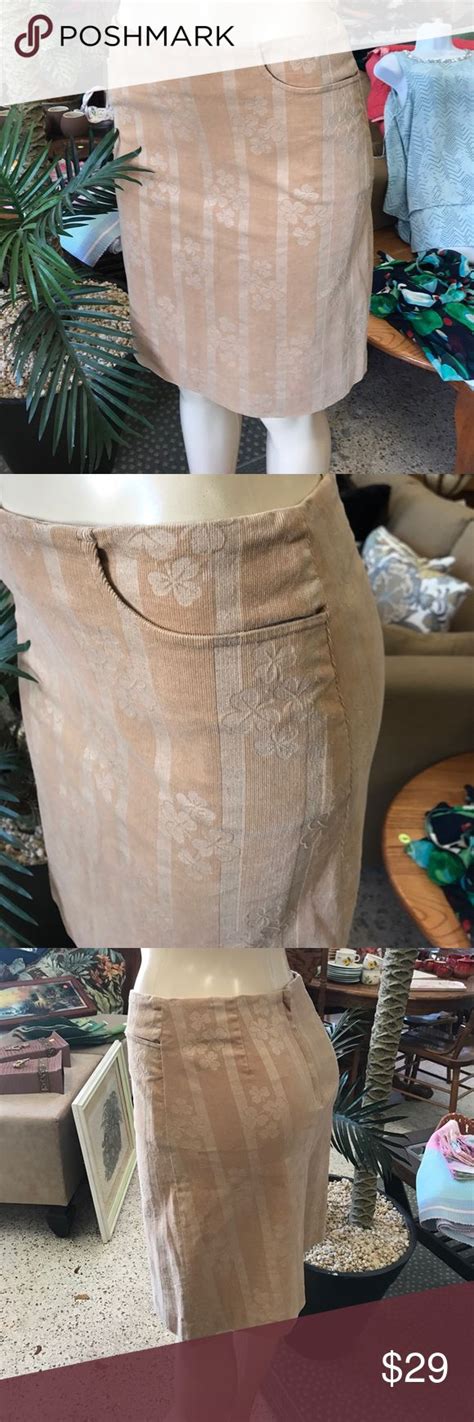 Lilly Pulitzer Size Sand Brown Pencil Skirt Brown Pencil Skirt