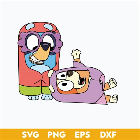 Granny Rita And Janet Svg Bluey Svg Cartoon Svg Png Dxf Ep Inspire